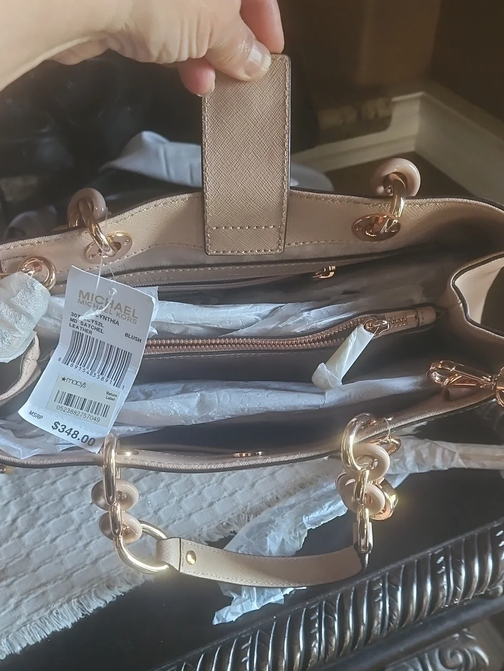 Michael Kors structured saffiano